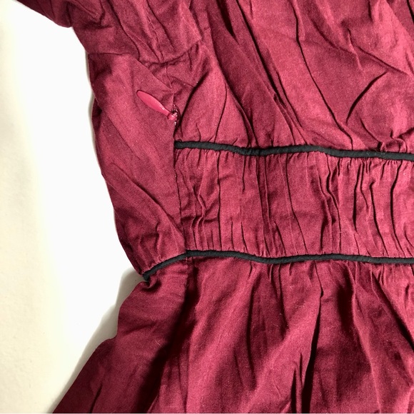 Anthro Anthropologie Lithe Fishermen’s Bridge Peasant Top Boho Embroidered sz 0 - Picture 8 of 12